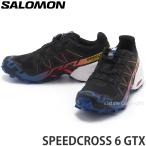 サロモン ゴアテックス SALOMON SPEEDCROSS 6 GTX トレイル ランニング シューズ 防水 スニーカー 運動 メンズ GORE-TEX col_BLUE FE