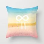 ソサエティシックス Society6 ブランド クッション 正方形 デザイナー おしゃれ - L:約50cm × 約50cm 50×50