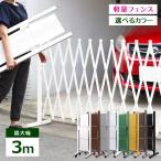 （即納） フェンス アルミ ゲート 幅3.0m 伸縮ゲート 門扉 アルミフェンス diy 簡単 種類 支柱 ガーデン アルマックス QXG1030 土日出荷OK