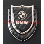 BMW エンブレムステッカー リア サイド フェンダー リアピラー カーボン ブラック 1枚