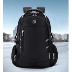 ビジネスリュック セキュリティーロック付き USBポート イヤホン穴 ノートパソコンケース 耐久性 仕切り 通勤 通学