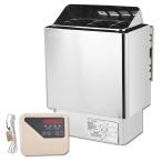 4.5-9KWサウナストーブ、外部コントローラー付き220V-380Vステンレス鋼電気サウナストーブSPAドライスチームサウナストーブ(Size:4.5KW)