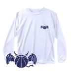 バスケ ロンT メンズ ウェア 左胸ワンポイントマーク 「デビル」 長袖 練習着 Tシャツ