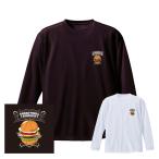 ショッピング長袖 バスケ ロンT メンズ ウェア 「バスケバーガー」 長袖 Tシャツ 練習着　左胸ワンポイントマーク NORTHISLAND