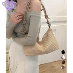 ストローバッグ ショルダーバッグ 麦わら