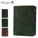 アレグロ 二つ折り財布 メンズ 本革 マイヤ 03985 Allegro 牛革 レザー