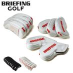 ブリーフィング ゴルフ アイアンカバー ヘッドカバー メンズBRG251G40 BRIEFING セパレートタイプ セット 9個セットマグネット内蔵 番手刺繍 ロゴ刺繍
