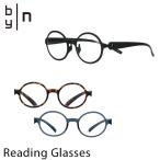 バイエヌ byn リーディンググラス ラウンド マットカラー UV99%カット ブルーライト45％カット 眼鏡 老眼鏡 サングラス