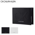 ショッピングカルバンクライン シーケー カルバンクライン 二つ折り財布 メンズ 本革 ロゴス 816653 CK CALVIN KLEIN 牛革 レザー