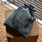 クルニー ショルダーバッグ 巾着ショルダー ミニショルダー 巾着バッグ カジュアル メンズ 日本製 CRSH-05 SESSHU CRONY. 雪舟 ムラ染め 牛革 本革 レザー