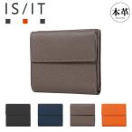 ショッピング牛革 イズイット 二つ折り財布 財布 二つ折り 札入れ 小銭入れ付き ミニ財布 コンパクト 小さめ メンズ 977603 ダッチ IS/IT ISIT カジュアル本革 牛革 レザー
