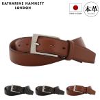 ショッピングベルト キャサリンハムネット ベルト 本革 メンズ ピンタイプ KH-5070223 日本製 KATHRINE HAMNETT | ビジネス カジュアル フォーマル 牛革 レザー