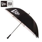 ニューエラ ゴルフ 傘 アンブレラ フラッグロゴ ブラック 晴雨兼用 メンズ NEW ERA 傘 スポーツ UV加工 日よけ 撥水加工 紫外線対策