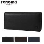 レノマ 長財布 本革 かぶせ メンズ REW-00211 ラトゥール renoma 牛革 レザー ロングウォレット サイフ 大容量 ブランド ビジネス カジュアル ギフト プレゼント