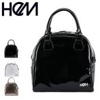 ヘム ハンドバッグ レディース メンズ エナ 39-80710 HeM ショルダーバッグ エナメル ミニボストンバッグ