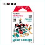 [ cat pohs flight delivery commodity ] Fuji film [FUJIFILM] Cheki instant film instax mini Mickey &amp;f lens 1 pack [ delivery date undecided * standard approximately 2.5 months and more ]