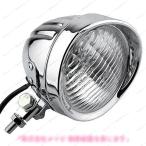  мотоцикл мотоцикл беж tsu свет передняя фара с козырьком .4.5 дюймовый универсальный ( серебряный / белый линзы )