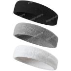 [3 шт. комплект ] лента для волос мужской спорт пот прекращение eko хлопок материалы "дышит" головная повязка спортивный . для лица эластичность есть легкий . скорость . для мужчин и женщин 