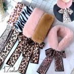  пелерина женский мех muffler леопардовая расцветка нежный теплый теплый защищающий от холода лента шарф eko мех осень-зима модный симпатичный женский 