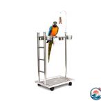  попугай подставка bird подставка птица Play подставка bird клетка нержавеющая сталь с роликами .... меры развлечение место жердочка 56x40x130CM