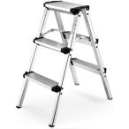 脚立 二段のはしご三段のはしご四段のはしご五段のはしご 梯子 アルミ 脚立 折りたたみ ミニ 軽量 きゃたつ 踏み台 軽量 安全 ステップ アルミ 脚立 耐荷重150KG