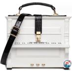 ピアノ型 ファッション ハンドバッグ アクリル ボックス型 女性 財布 ハンドバッグ デザイナー レディース パーティー クラッチバッグ 女性 白