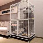 2022 猫用ケージ 大型 多頭飼い 組立簡単 折り畳み式 掃除しやすいネコ用ゲージ コンパクト高さ 錆びない キャットハウス