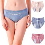 ショッピングサニタリーショーツ safaristoreサニタリーショーツ 三枚セット レディース ポケット付き サニタリーショーツ 生理用パンツ 羽つき対応 通気性 漏れ防止 昼夜用 防水布