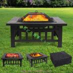 ガーデンファイヤーピット、グリル