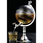  sake диспенсер напиток сервер 1.8L глобус холодный фляжка стекло . магазин бак большая вместимость емкость для хранения воздухо-непроницаемый напиток бутылка . магазин бак из нержавеющей стали. вентиль имеется подставка имеется 