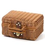  пикник корзина крышка имеется корзина модный корзина чемодан пикник корзина ротанг коробка ланч корзина PP сборник комплект ротанг место хранения box свадьба фотография фотосъемка дорога 