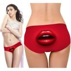 シームレスショーツ スタンダードショーツ 3Dプリント リアルプリント パンツ パンティ ローライズ 単品 レディース ローウエスト アウターに響きに