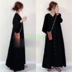 ニットワンピース 秋冬 ロングワンピ おしゃれ レディース 長袖 ハイネック THKJ チュニック リボン あったかい きれいめ 可愛い 着痩せ ナチュラル