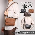 ショルダーバッグ メンズ 本革 斜め