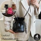 ショルダーバッグ 巾着バッグ レデ�