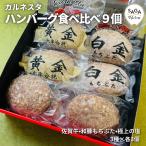 Yahoo! Yahoo!ショッピング(ヤフー ショッピング)食べ比べハンバーグ 9個 3種×3個 カルネスタ 黄金・白金・極上の塩 九州 佐賀 唐津 肉バル 送料無料 高級 お取り寄せ ギフト 贈り物 贈答 食品 冷凍