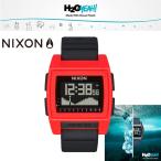 ショッピングnixon ニクソン NIXON 改良版 腕時計 マリンスポーツ 送料無料 ベースタイド プロ レッド/ブラック A1307-209-00 100M防水 男女兼用