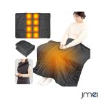 電気毛布 ひざ掛け 電熱肩掛け毛布 USB給電 速暖 温度調整 電熱 カーペット ヒーター内蔵 男女兼用 足温器 フットウォーマー USB給電 冷え対策 血液循環 読書