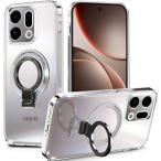 OPPO Find X9 ケース OPG07 リング付き 耐衝撃 隠しスタンド TPU ストラップホール付 カメラ保護 傷つけ防止 スマートフォン オッポ ファインド X9 カバー