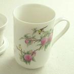 ショッピング桃 茶こし付きマグカップ 寿桃 台湾茶器 風清堂