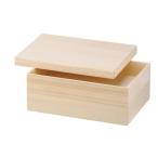 J-kitchens 重箱 2段 木製 樅製 尺0寸 長手白木 お重箱 29.5cm x 20.0cm x 13.5cm 日本製