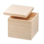 ショッピング重箱 J-kitchens 重箱 日本製 3段 木8.5寸 富貴宝白木 25.4cm x 25.4cm x 19cm