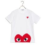 コムデギャルソン COMME des GARCONS Tシャツ 半そで メンズ PLAY RED HEART AZ-T034 ホワイト レッドハート