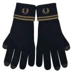 ショッピングフレッドペリー 並行輸入品 フレッドペリー 手袋 スマホ対応 C9151 S77 ブラック 爆買