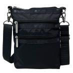 レスポートサック スマホショルダー ダークグレー 3ZIP CROSSBODY 4007 R112 THUNDER サンダー 無地