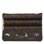 並行輸入品 レスポートサック 3ZIP ポーチ 7158 HD84 バニーエンブロイダリー うさぎ ハート刺繍