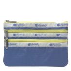 並行輸入品 レスポートサック 3ZIP ポーチ 7158 RA02 DEEP PERIWINKLE ディープペリウィンクル