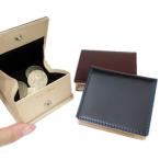 コードバン(馬尻革)×本ヌメ革(牛革)　BOX型小銭入/財布 メンズ 得トク0706