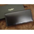 コードバン(馬尻革)×本ヌメ革　ファスナー小銭入れ付長財布/札入れ メンズ 得トク0706