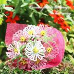 ビーズキット ビーズフラワー秋桜(コスモス)の花束 ビーズが咲いたよ
